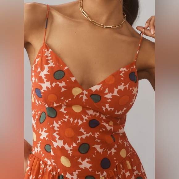 ✨ Anthropologie Rhonda Mini Dress Sz 4 - Picture 3 of 9